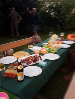 Dann ging es zu einem zünftigen Grillabend zurück. Danke an alle, die dazu beigetragen haben....es war so ein toller Abend