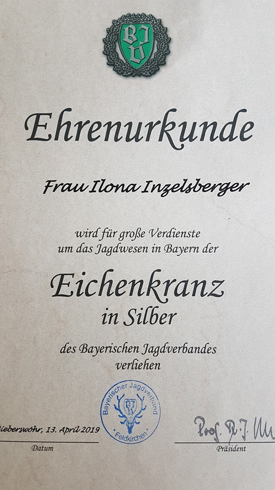 Eichenkranz in silber